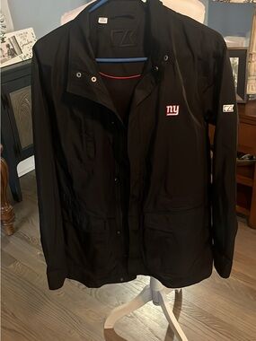 Cutter & Buck Black NY Windbreaker Jacket